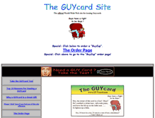 Tablet Screenshot of guycard.com